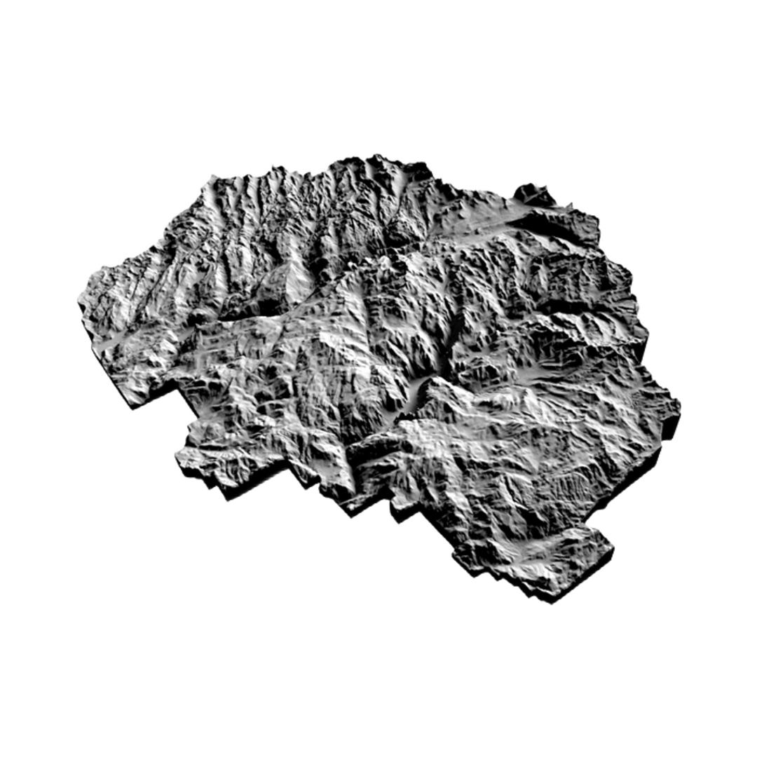 Yosemite National Park Topographic Map design preview, national parks