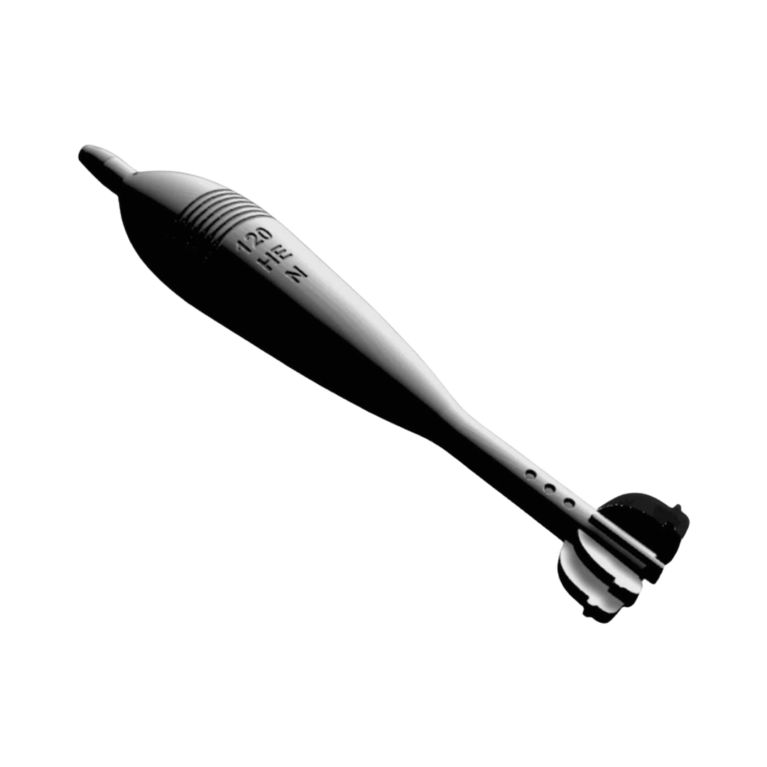 120mm Mortar Round design preview, weapons & tactical