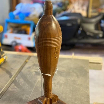 120mm Mortar Round STL file included with instant download