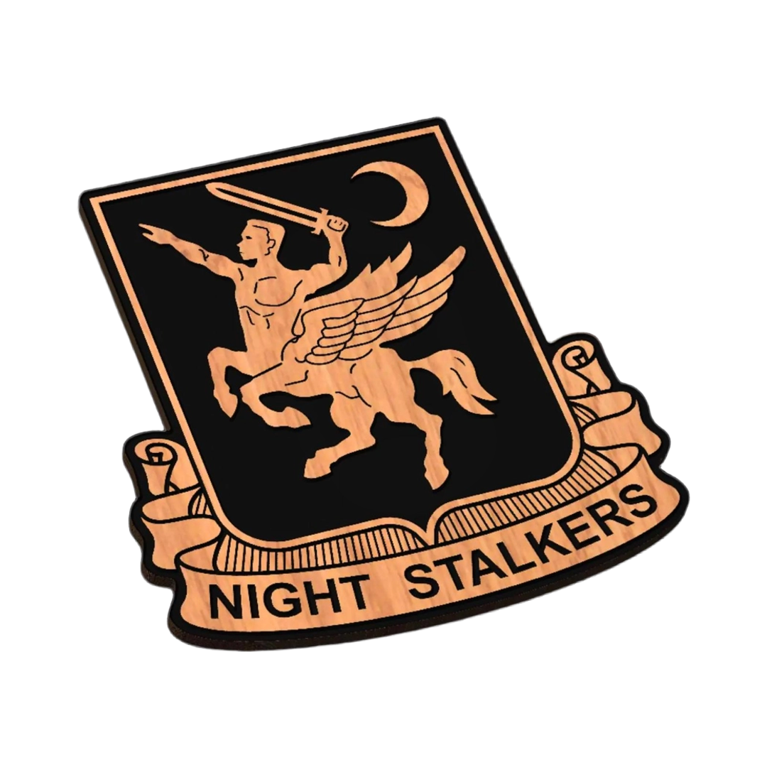 160th SOAR SVG file for laser cutting and CNC routing, LightBurn and Vectric ready