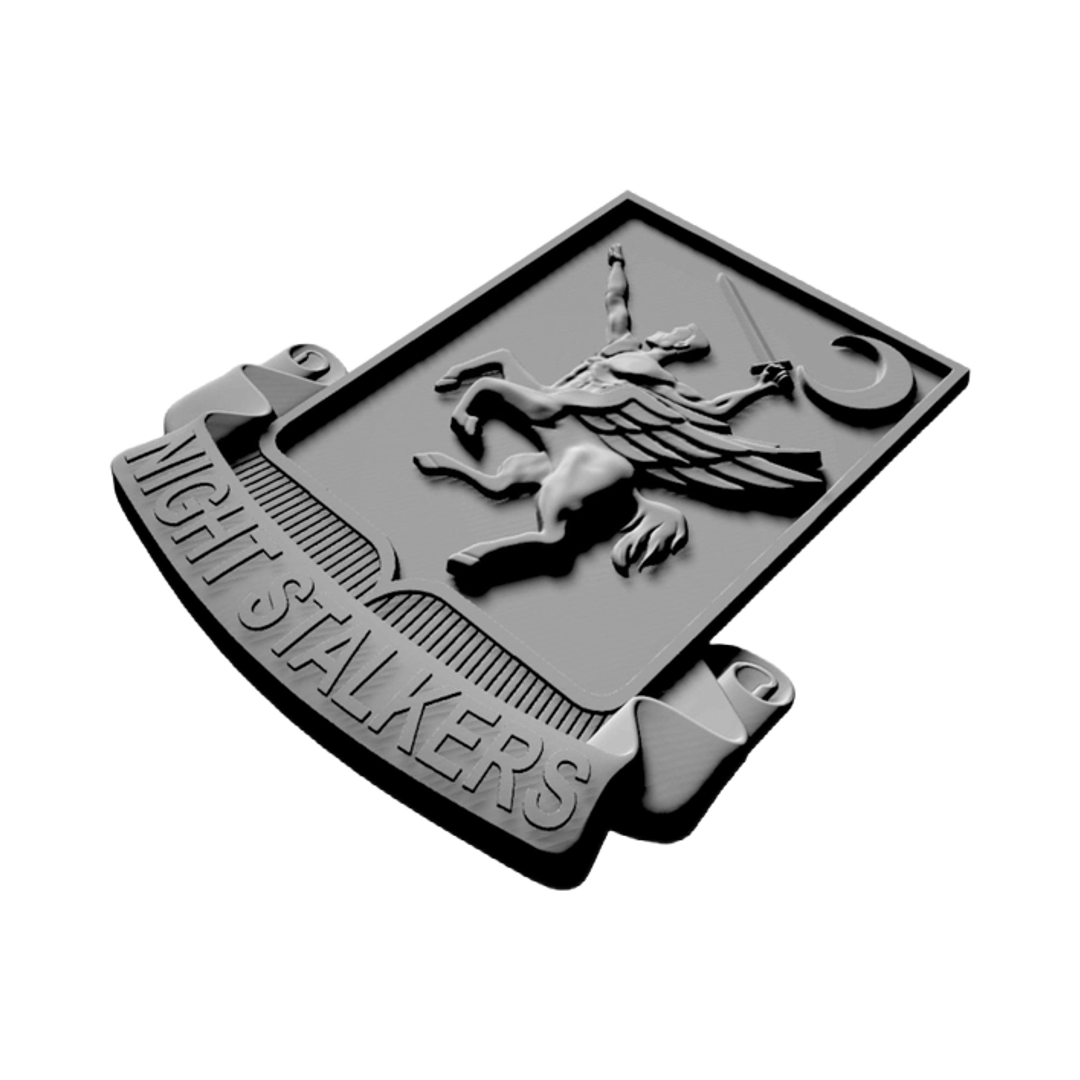 160th SOAR Night Stalkers Emblem compatible with LightBurn and Vectric