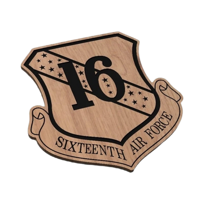16th Air Force SVG file for laser cutting and CNC routing, LightBurn and Vectric ready