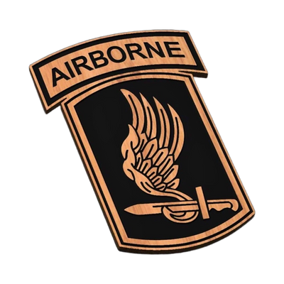 173rd Airborne Sky Soldiers Patch SVG file for laser cutting and CNC routing, LightBurn and Vectric ready