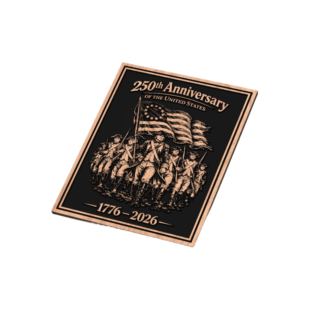 1776-2026 USA 250th Anniversary Patriotic design preview, historical americana