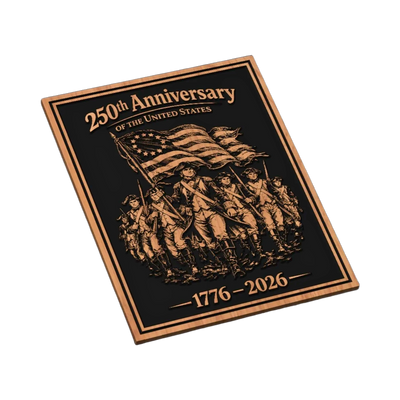 1776-2026 USA 250th Anniversary Patriotic SVG file for laser cutting and CNC routing, LightBurn and Vectric ready