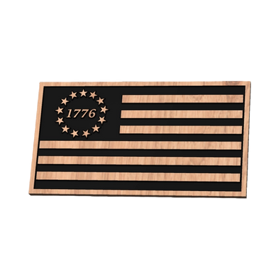U.S. 1776 Flag design preview, historical americana