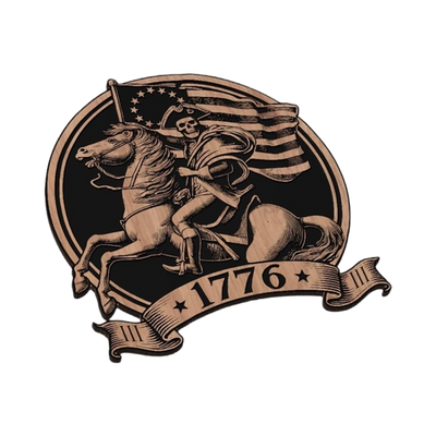 1776 Patriot Rider design preview, historical americana