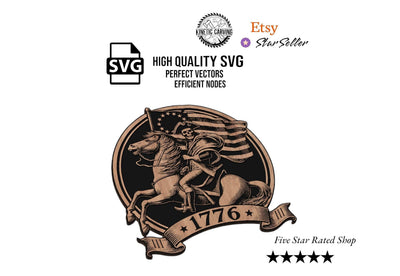 1776 Patriot design preview, historical americana