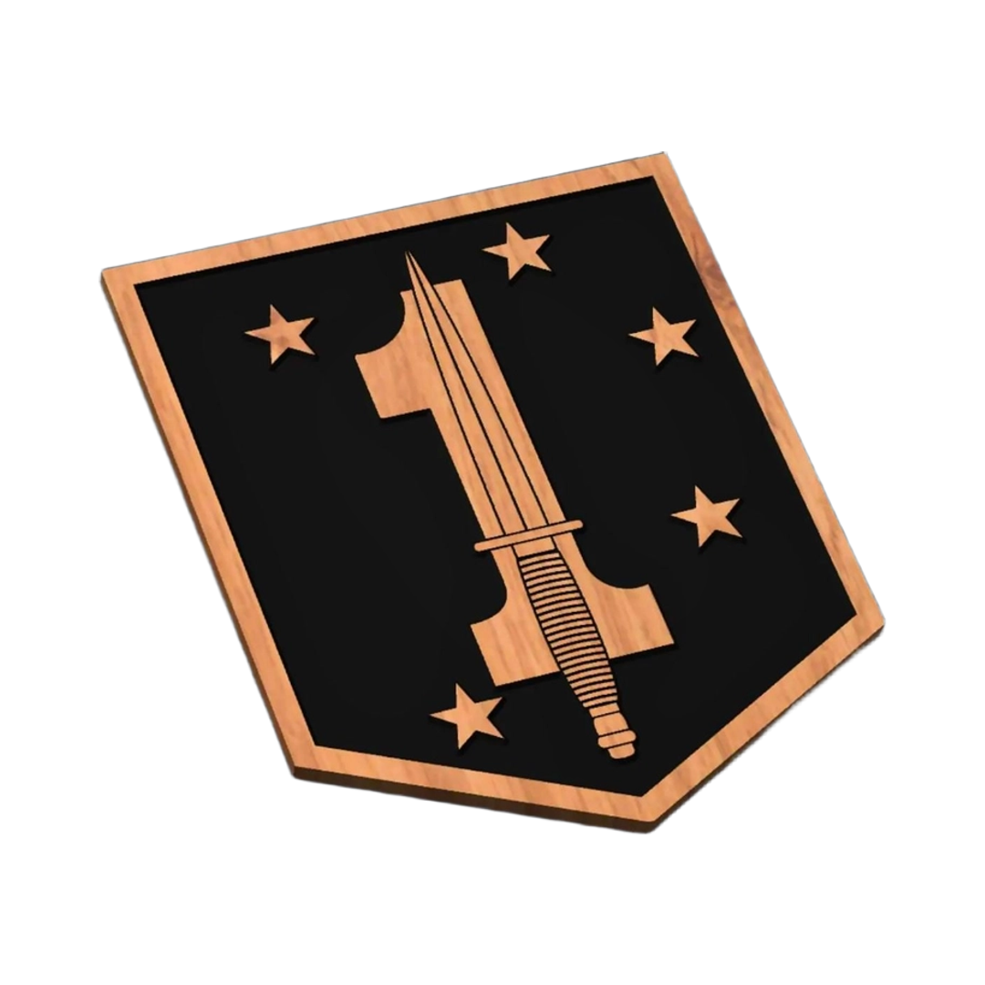 1st Raider Battalion (MARSOC) SVG file for laser cutting and CNC routing, LightBurn and Vectric ready