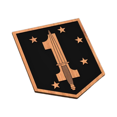 1st Raider Battalion (MARSOC) SVG file for laser cutting and CNC routing, LightBurn and Vectric ready