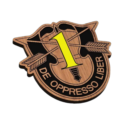 1st Special Forces Group Crest SVG file for laser cutting and CNC routing, LightBurn and Vectric ready