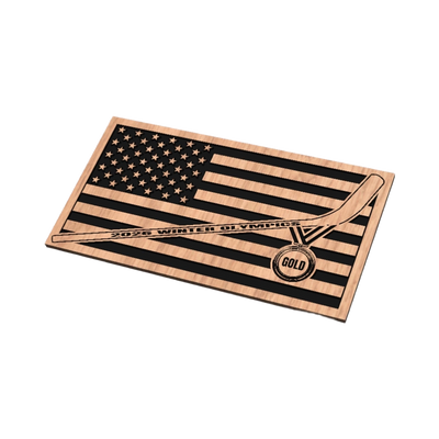 2026 Olympic Hockey Gold Medal Flag design preview, flags