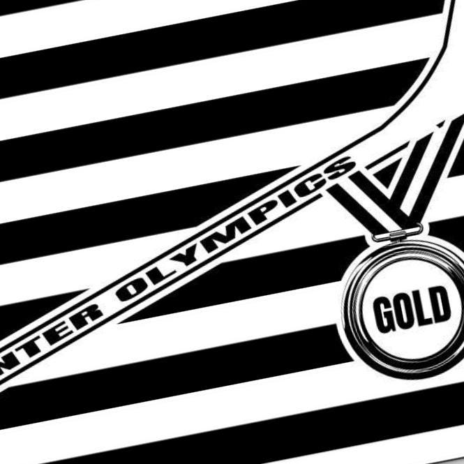 2026 Olympic Hockey Gold Medal Flag detail view, ready for laser cutting and CNC routing