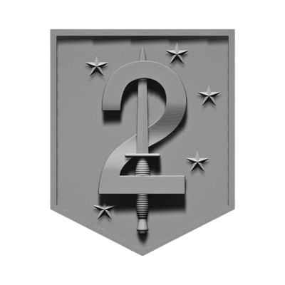 2nd Marine Raider Battalion STL file for 3D printing and CNC routing