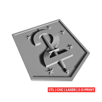 2nd Marine Raider Battalion vector cut file for makers
