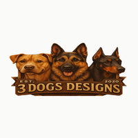 3 dogs designs logo