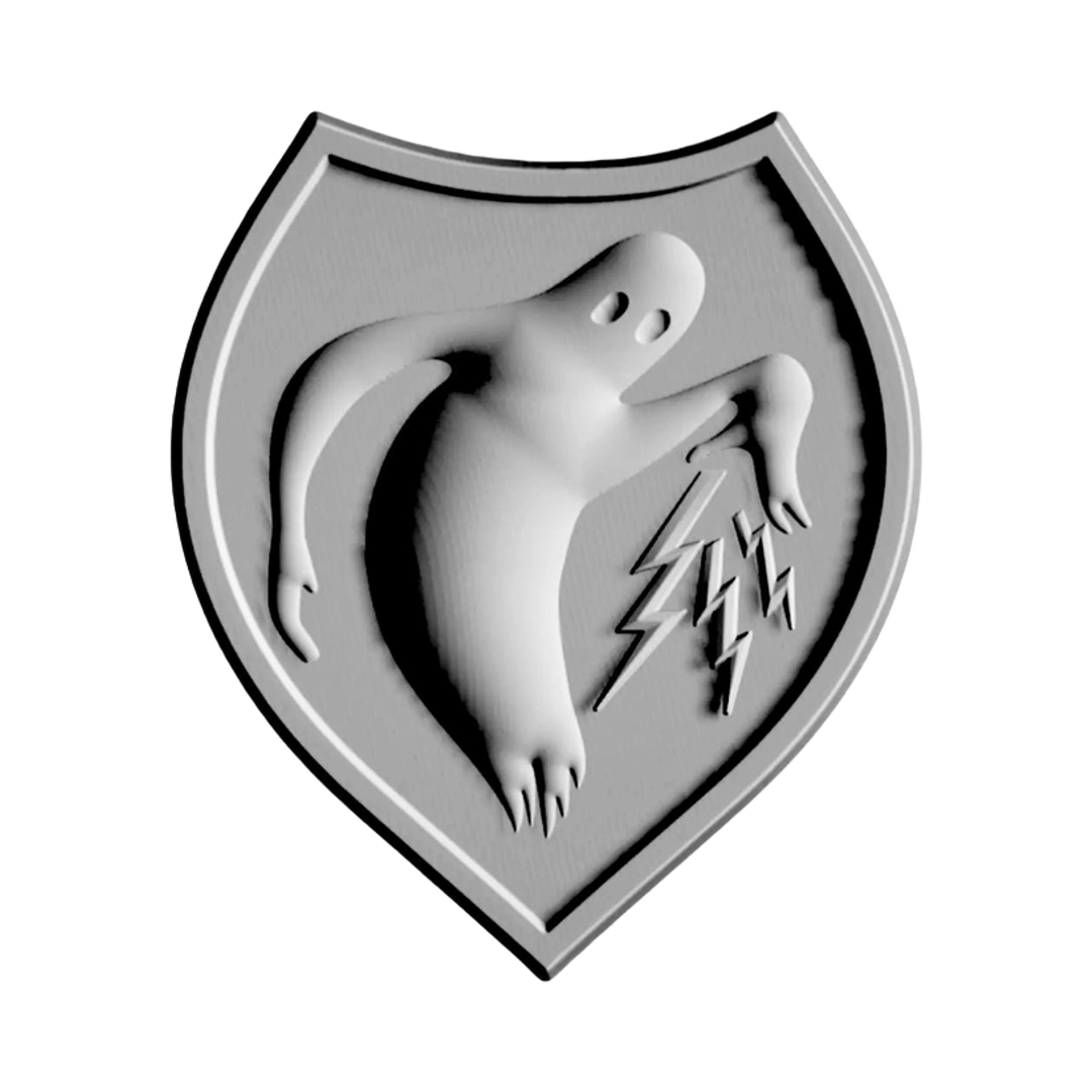 WWII Special Troops Ghost STL file for 3D printing and CNC routing, LightBurn and Vectric ready