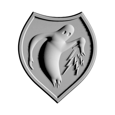 WWII Special Troops Ghost STL file for 3D printing and CNC routing, LightBurn and Vectric ready