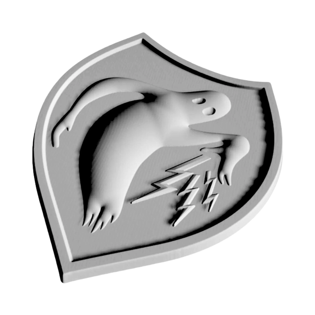 WWII Special Troops Ghost detail view, ready for 3D printing and CNC routing
