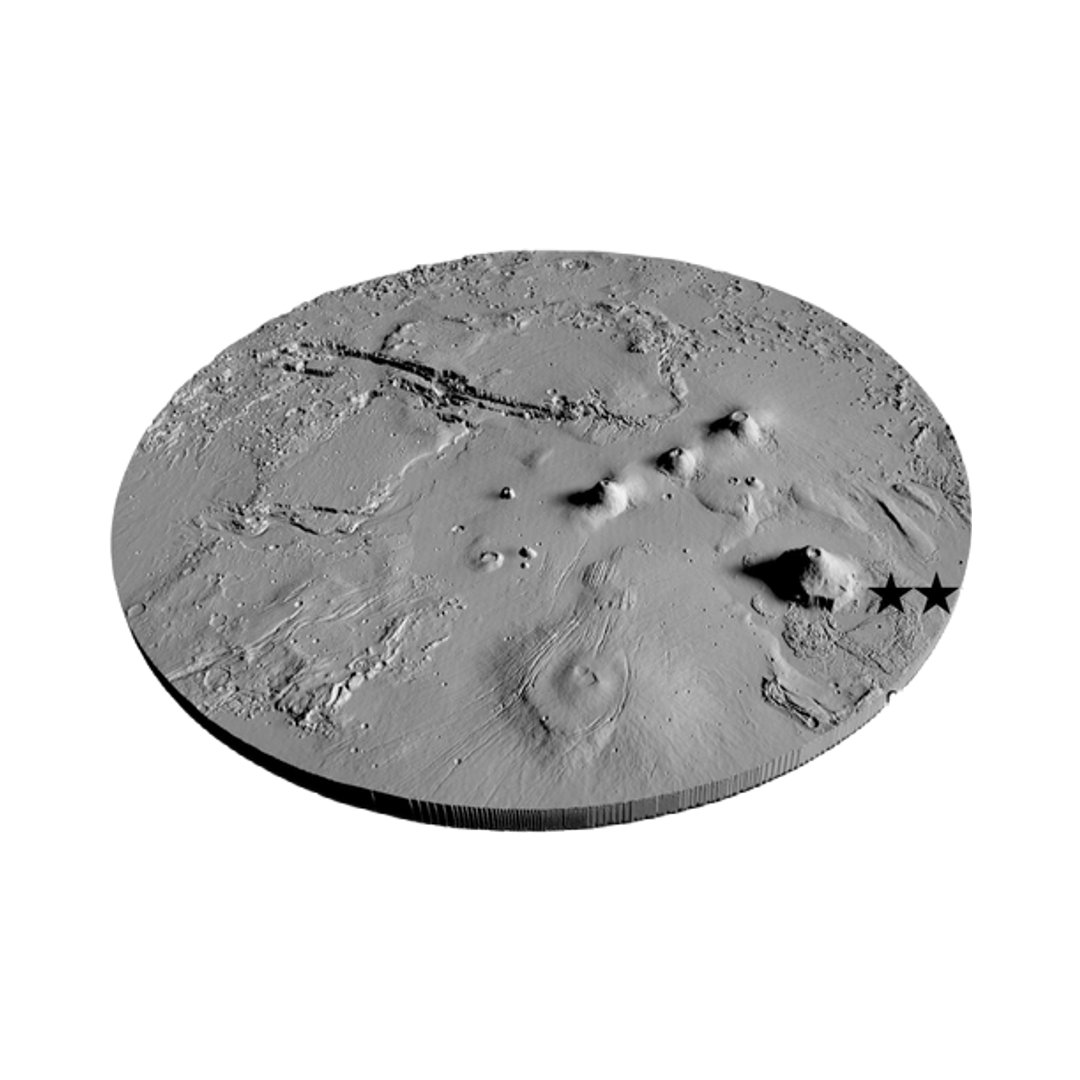3D Mars STL file included with instant download
