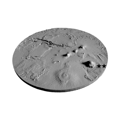 3D Mars STL file included with instant download