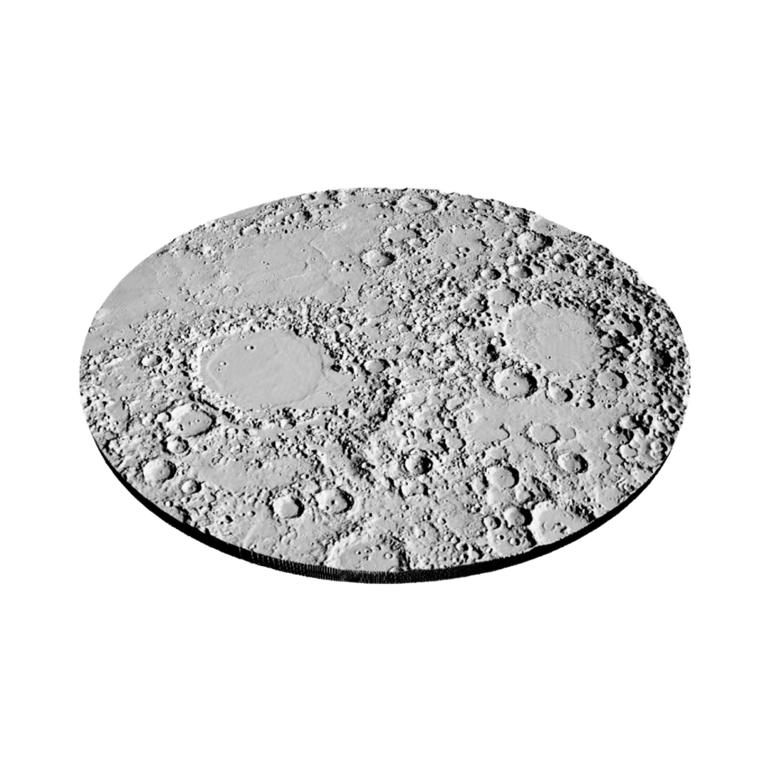 Lunar Moon Terrain Map design preview, countries & world