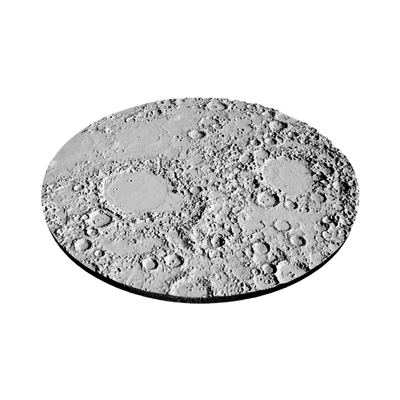 Lunar Moon Terrain Map design preview, countries & world