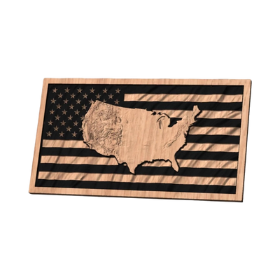U.S. Terrain Wavy Flag design preview, flags
