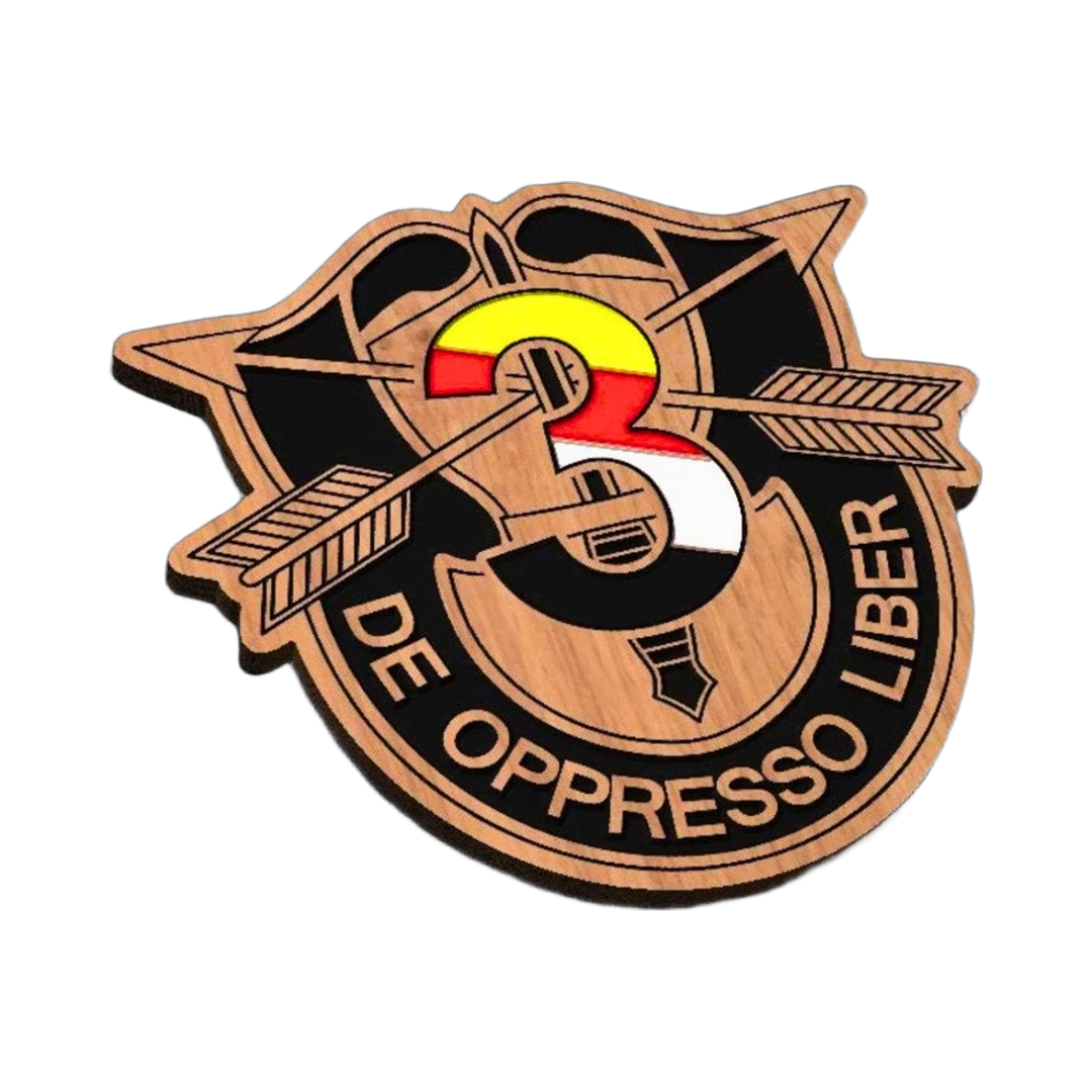 3rd Special Forces Group Crest SVG file for laser cutting and CNC routing, LightBurn and Vectric ready