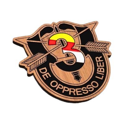 3rd Special Forces Group Crest SVG file for laser cutting and CNC routing, LightBurn and Vectric ready