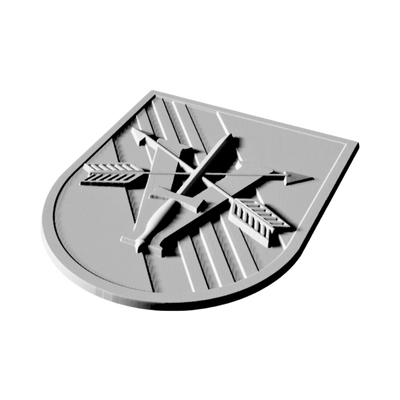 5th Special Forces Group Legion detail view, ready for 3D printing and CNC routing