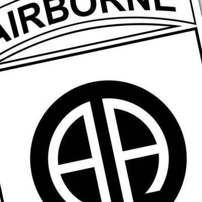 82nd Airborne Division detail view, ready for laser cutting and CNC routing