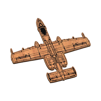 A-10 Warthog SVG file for laser cutting and CNC routing, LightBurn and Vectric ready