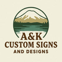 A&K Custom Signs and Designs logo