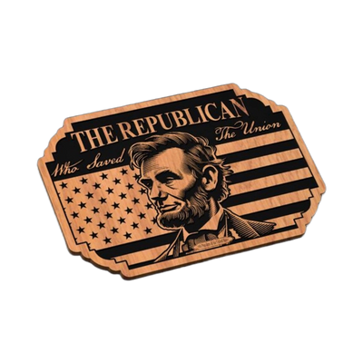 Abraham Lincoln Saved The Union SVG file for laser cutting and CNC routing, LightBurn and Vectric ready