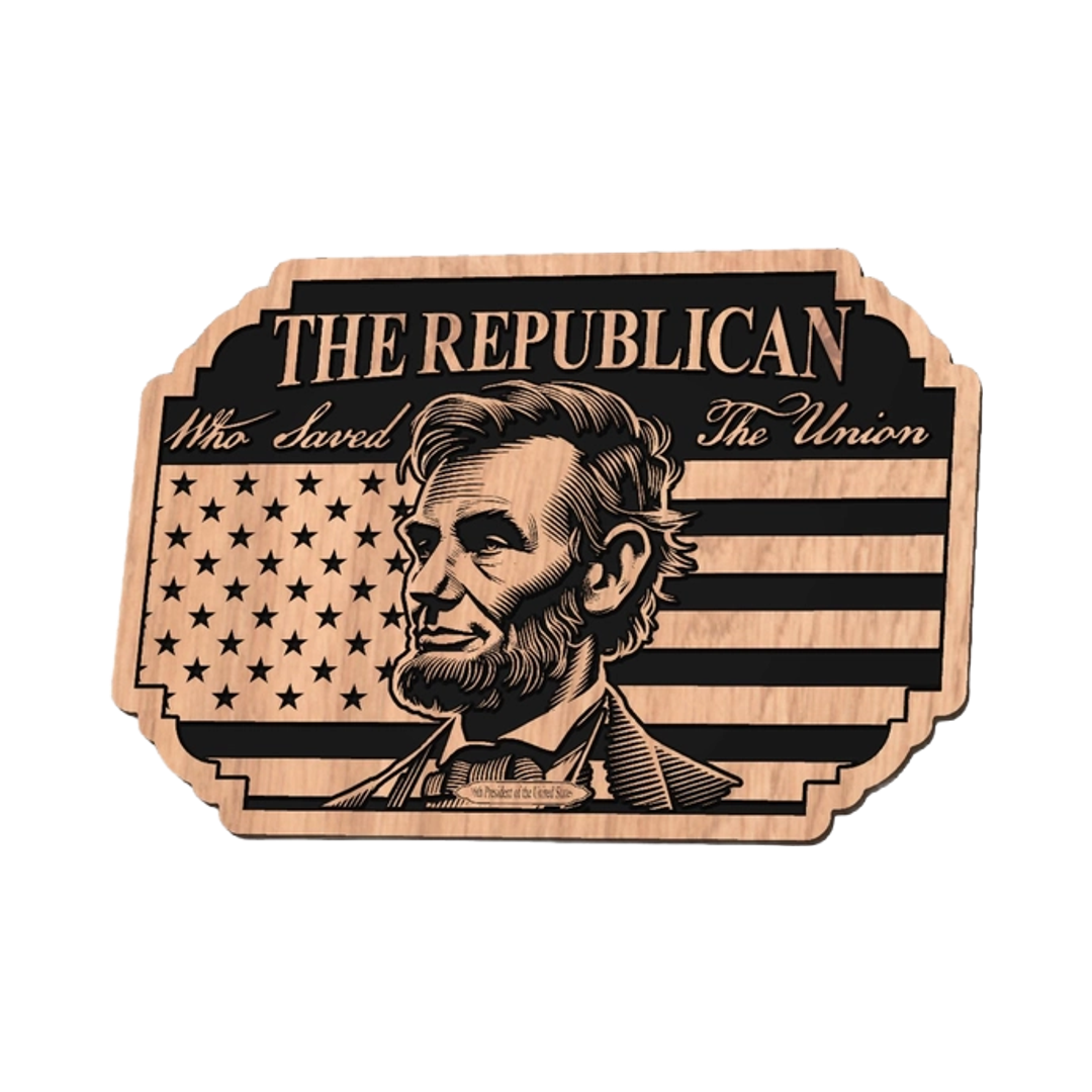 Abraham Lincoln Saved The Union design preview, historical americana