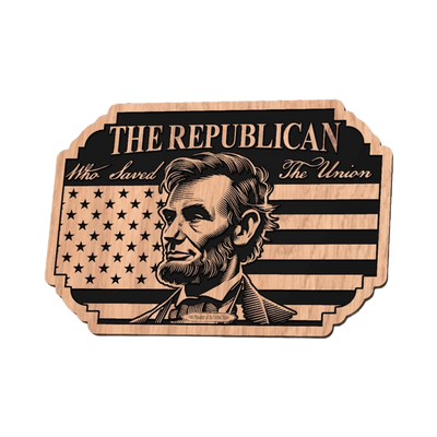 Abraham Lincoln Saved The Union design preview, historical americana