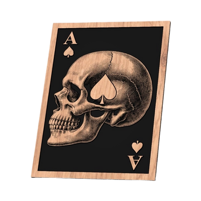 Ace of Spades Skull design preview, skulls & skeletons