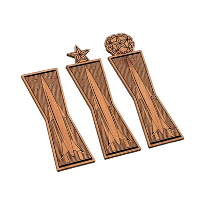 Air Force Missile Maintenance Badge Bundle SVG file for laser cutting and CNC routing, LightBurn and Vectric ready