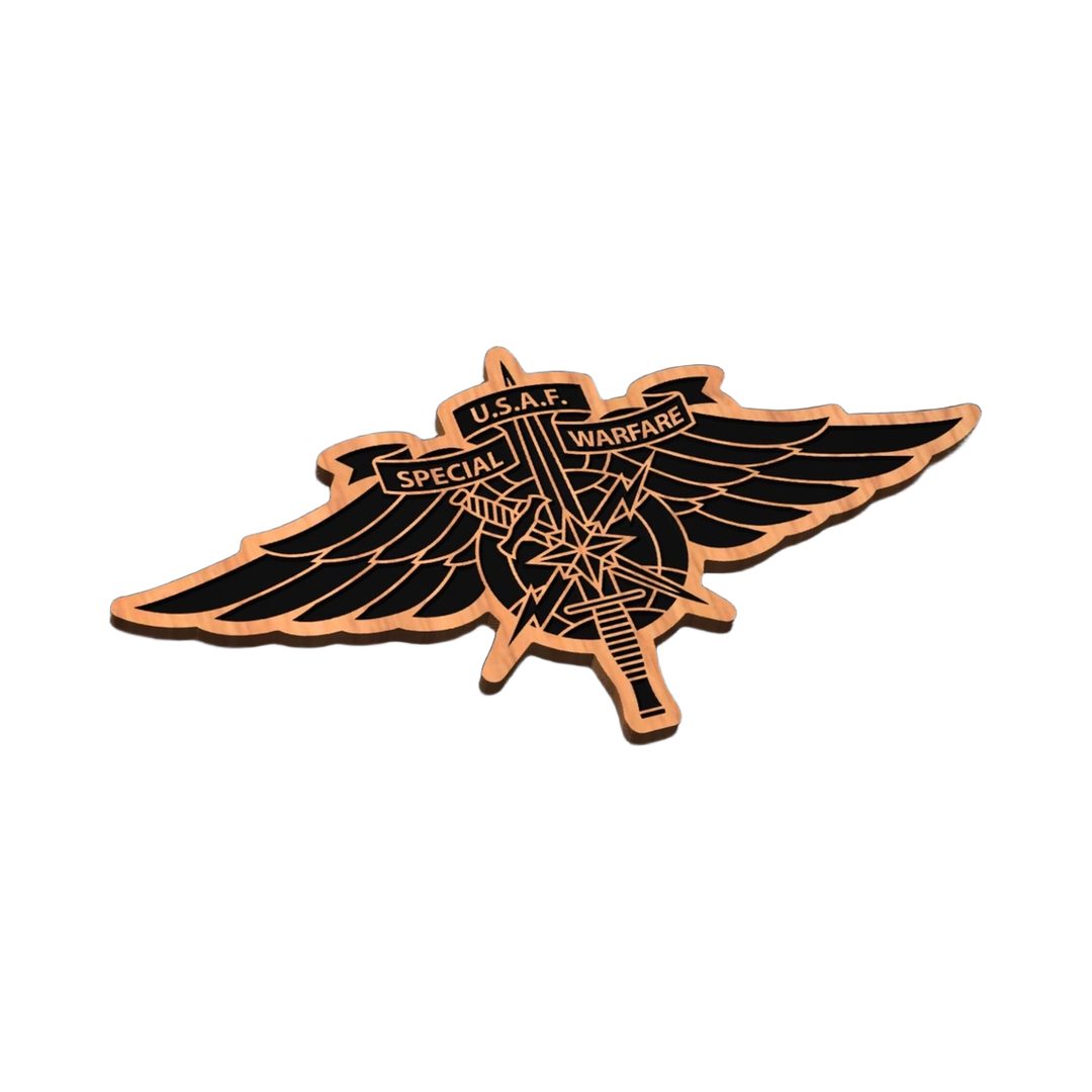Air Force Special Warfare SVG file for laser cutting and CNC routing, LightBurn and Vectric ready