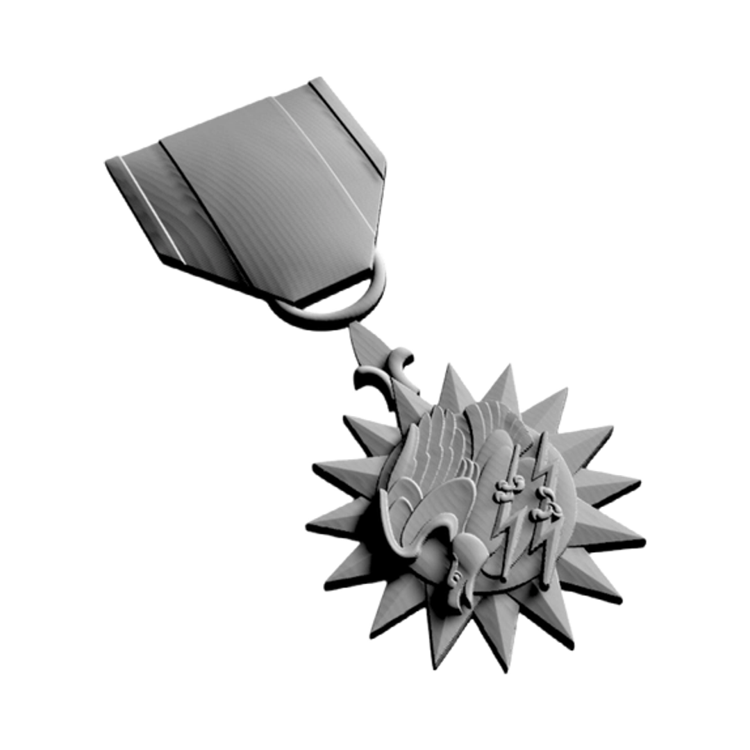 Military Air Medal design preview, medals & awards