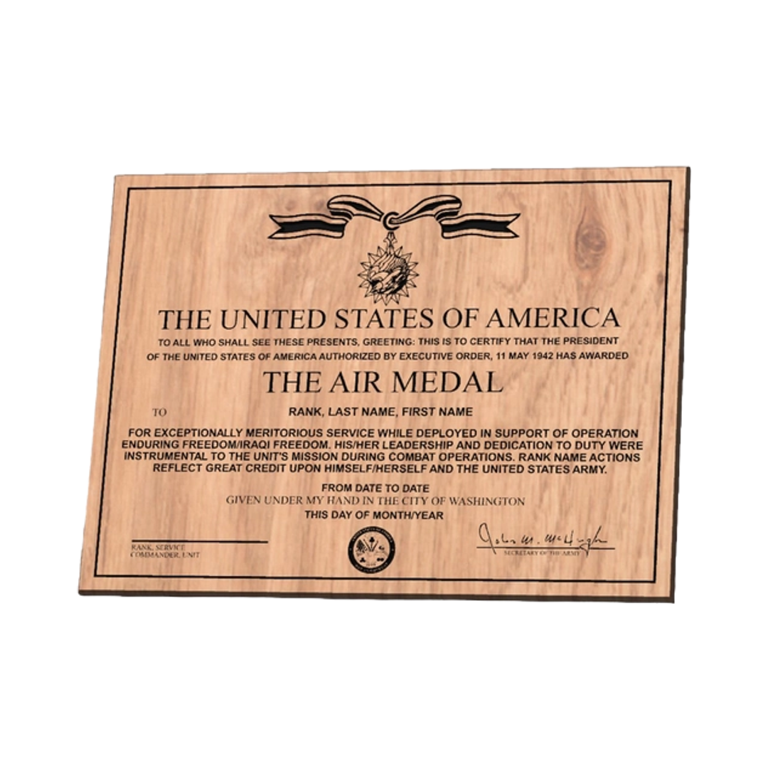 U.S. Military Air Medal design preview, medals & awards