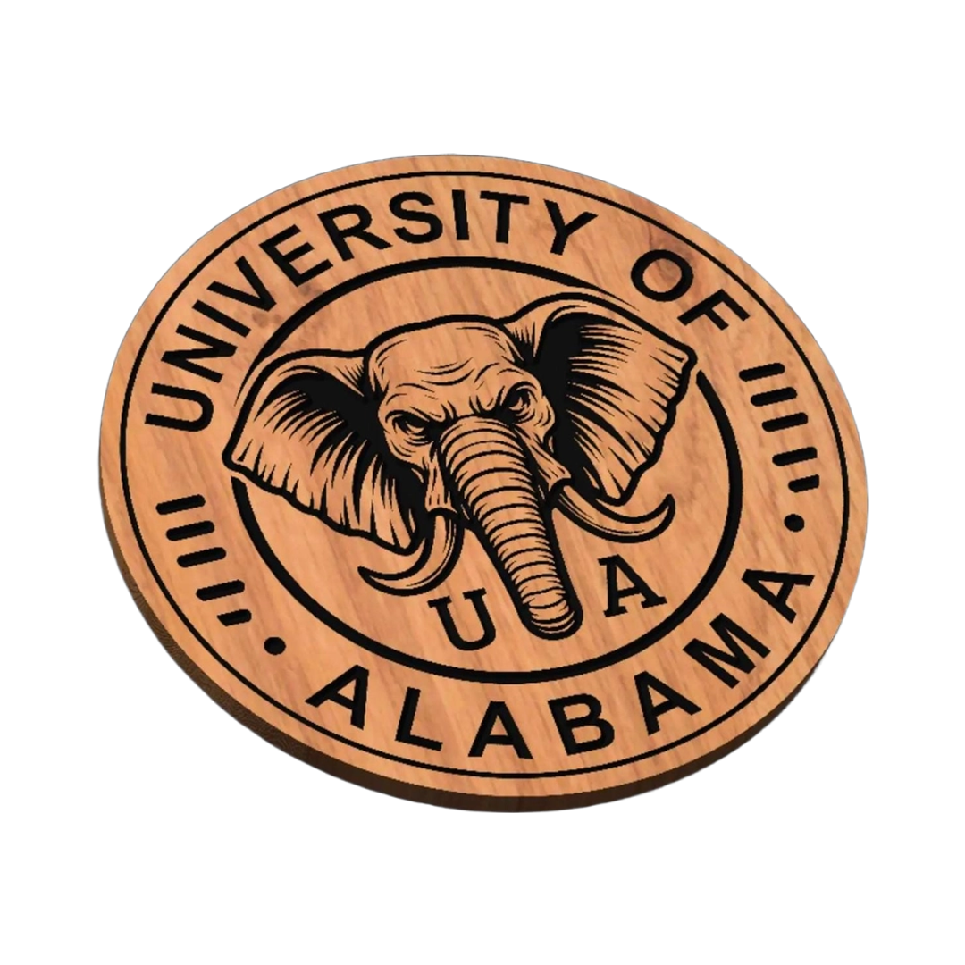 Alabama Sports SVG file for laser cutting and CNC routing, LightBurn and Vectric ready