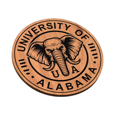 Alabama Sports SVG file for laser cutting and CNC routing, LightBurn and Vectric ready