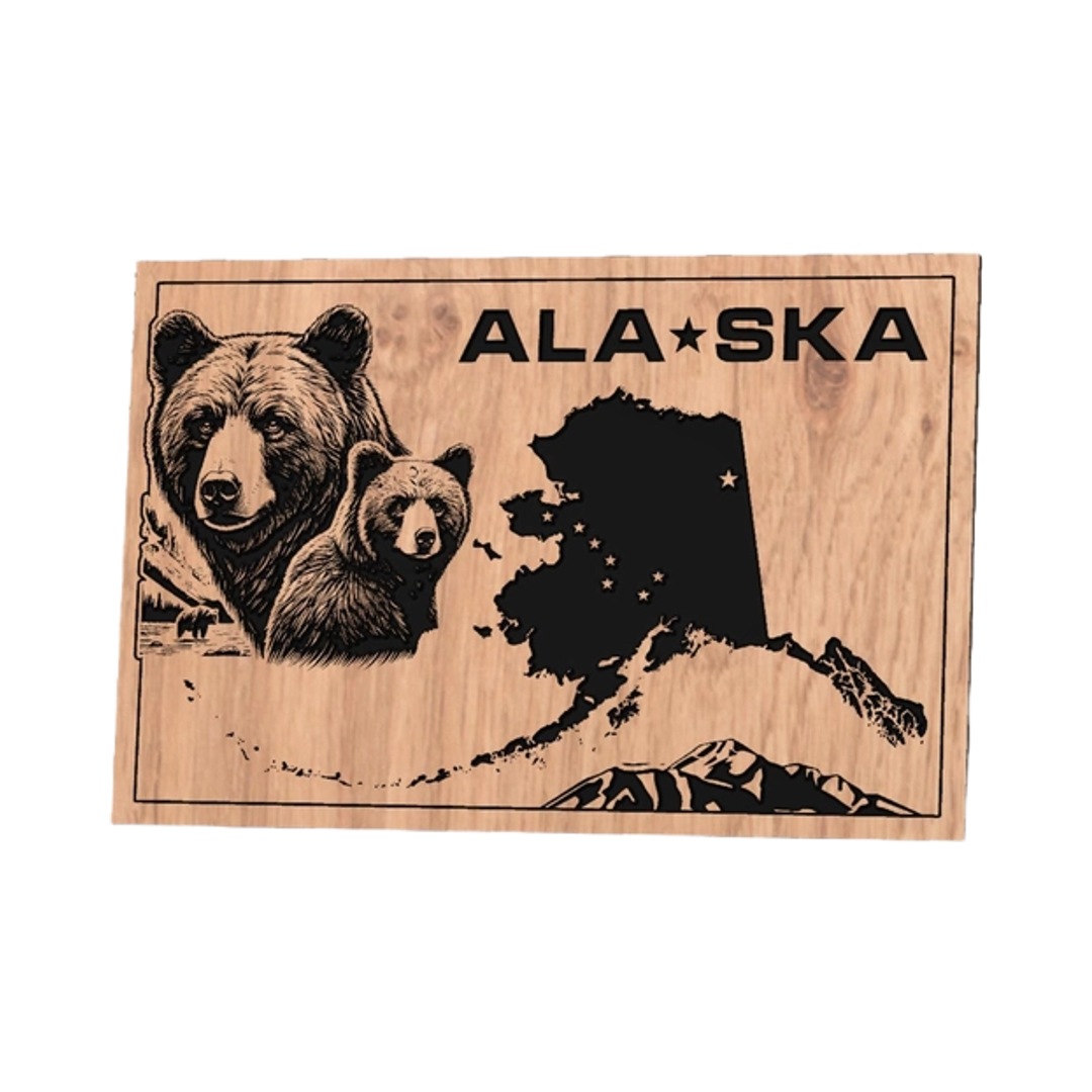Alaska Brown Bear design preview, us states