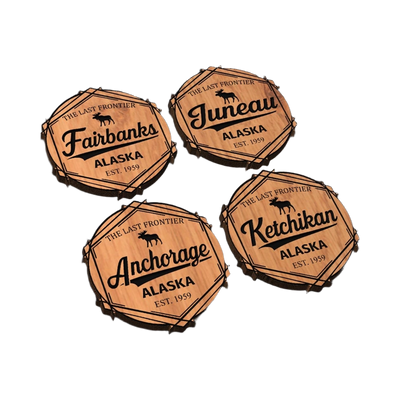 Alaska Design Bundle SVG file for laser cutting and CNC routing, LightBurn and Vectric ready
