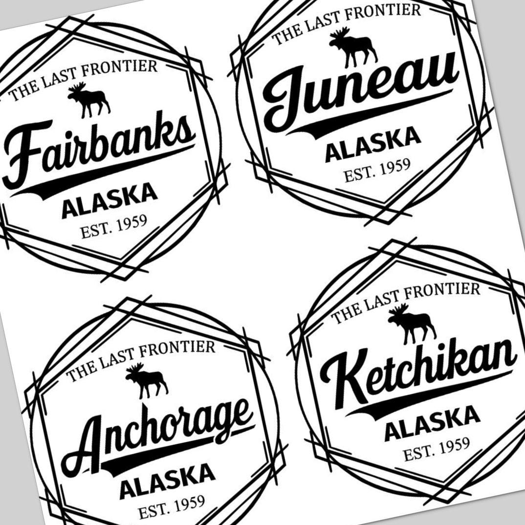 Alaska Design Bundle SVG file included with instant download