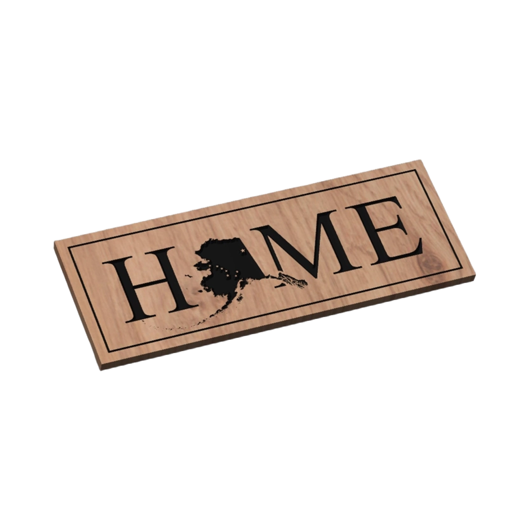 Alaska HOME Design SVG file included with instant download