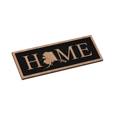 Alaska HOME Design compatible with LightBurn and Vectric