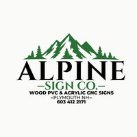 Alpine Sign Co. logo